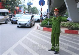 Phân luồng giao thông trong lễ xuất quân bảo vệ Đại hội Đảng
