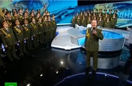 Cảnh sát Nga đồng ca mừng Giáng sinh