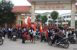 Toàn bộ học sinh xã Ninh Hiệp đã đi học trở lại 
