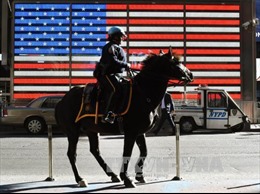 6.000 cảnh sát Mỹ bảo vệ Quảng trường Thời đại dịp Năm mới