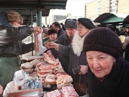 Nga bùng nổ xuất khẩu thịt lợn
