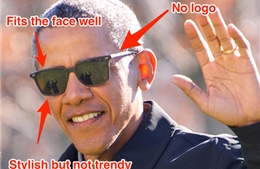 Ông Obama dạy phái mạnh cách mua kính râm