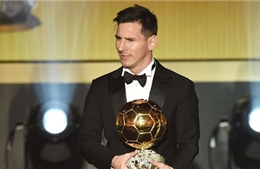 Messi lần thứ 5 giành Quả bóng Vàng