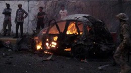 Đánh bom xe liều chết nhà Cảnh sát trưởng Aden, Yemen 