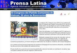 Truyền thông Cuba đưa tin đậm nét về Đại hội Đảng XII
