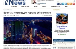 Báo chí Nga đánh giá cao thành tựu kinh tế Việt Nam 