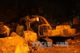 Thêm một nạn nhân tử vong trong vụ sạt mỏ đá ở Yên Định