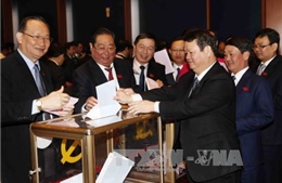 Tiến hành bỏ phiếu bầu cử Ban Chấp hành Trung ương khóa XII 