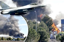 F-16 Ai Cập rơi khi tập trận, phi hành đoàn tử nạn 