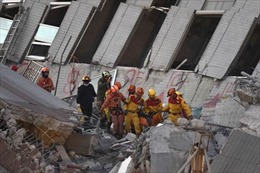 Số người thiệt mạng vụ động đất Đài Loan tăng lên 108 người 