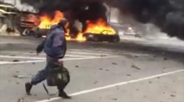 IS đánh bom xe tại Nga, hàng chục người thương vong