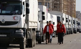Đoàn xe cứu trợ tiếp cận các khu vực bị vây hãm tại Syria