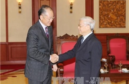 Tổng Bí thư Nguyễn Phú Trọng tiếp Chủ tịch Ngân hàng Thế giới   