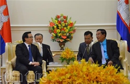 Campuchia tiếp Đặc phái viên Tổng Bí thư Nguyễn Phú Trọng