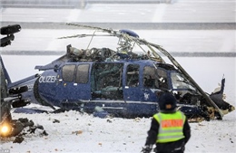 Đức: Rơi máy bay cảnh sát, hai người thiệt mạng 