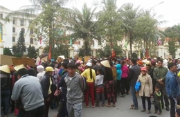 Khởi tố vụ gây rối trật tự trước cổng UBND tỉnh Thanh Hóa