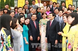 Chủ tịch nước  tiếp Đoàn cán bộ chủ chốt huyện Củ Chi