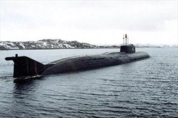 Tàu ngầm hạt nhân Nga xuất hiện gần bờ biển Pháp 