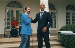 Tổng thống Obama đắm mình với nhạc rap
