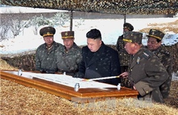 Nhà lãnh đạo Triều Tiên thị sát tập trận chống đổ bộ