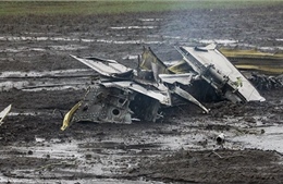 Gió mạnh bất thường làm máy bay rơi ở Nga