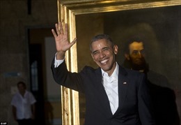 Những hình ảnh đầu tiên của ông Obama tại Cuba