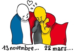 Mạng xã hội “đổi màu” cầu nguyện cho Brussels