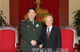 Tổng Bí thư tiếp Đoàn Bộ Quốc phòng Trung Quốc 