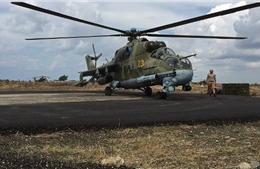 Nga tiếp tục rút trực thăng quân sự khỏi Syria