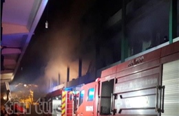 Cháy rụi xưởng giày 3.000m2 tại KCN Tân Bình 