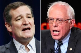 Ông Ted Cruz và Bernie Sanders thắng tại Wisconsin 