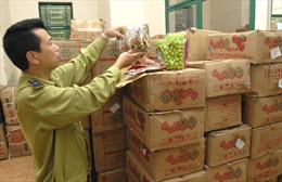 Hơn 550kg thực phẩm không rõ nguồn gốc tại chợ Đồng Xuân