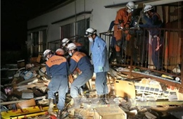 Số người thiệt mạng trong động đất Nhật Bản tăng