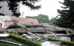 Dừng thi công công trình liền kề gây sập nhà 5 tầng tại Cao Bằng