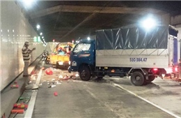Xe tải tông chết công nhân vệ sinh trong hầm Thủ Thiêm