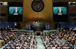 Khai mạc lễ ký kết Hiệp định Paris về biến đổi khí hậu