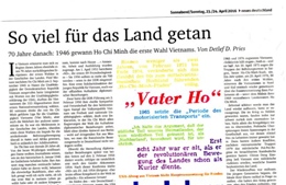 Báo Đức ca ngợi thành tựu phát triển của Việt Nam