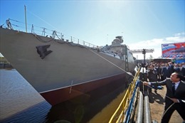 Nga hạ thủy tàu Gepard 3.9 thứ ba cho Hải quân Việt Nam