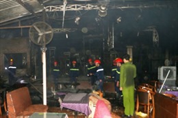 Hỏa hoạn thiêu rụi quán cà phê ở Đắk Lắk
