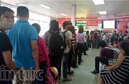 Các bến xe Hà Nội “cháy" vé dịp nghỉ 30/4