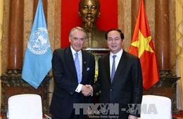 Chủ tịch nước Trần Đại Quang tiếp Phó Tổng thư ký LHQ 