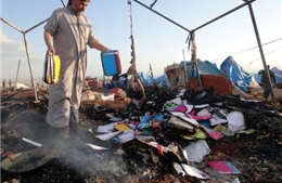 Trại tị nạn gần Thổ Nhĩ Kỳ bị không kích, 28 người thiệt mạng