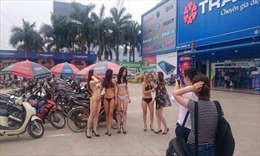 Phạt Điện máy Trần Anh vì cho người mẫu mặc bikini tiếp thị 