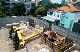 Khắc phục sự cố cần cẩu sập xuống trường mầm non