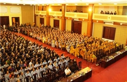 Hơn 1.000 người dự Đại lễ Phật đản tại Học viện Phật giáo