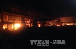 Quảng Ngãi: Cháy chợ Nghĩa Kỳ gây thiệt hại hàng trăm triệu đồng