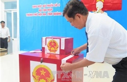 Bầu cử sớm tại 49 khu vực bỏ phiếu ở Quảng Nam