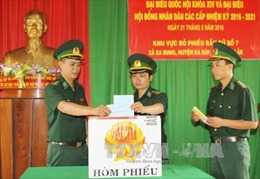 Các Đồn biên phòng Đắk Lắk bầu cử sớm 