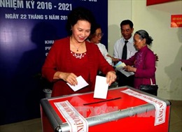 Chủ tịch Quốc hội bầu cử tại quận Ba Đình, Hà Nội
