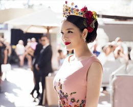 Lý Nhã Kỳ như "nữ hoàng mùa Xuân" trên thảm đỏ Cannes